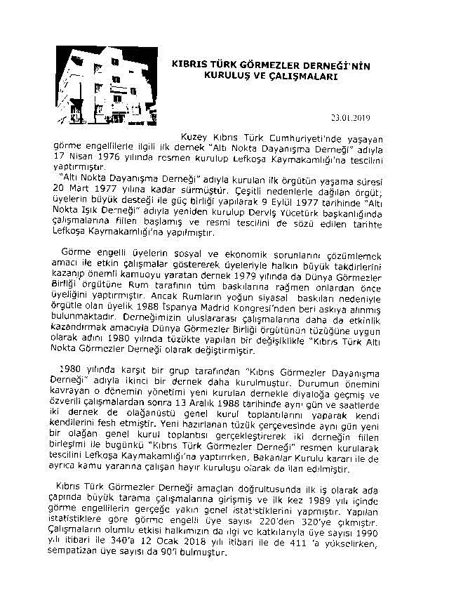 Dernek belgesi, sayfa 1